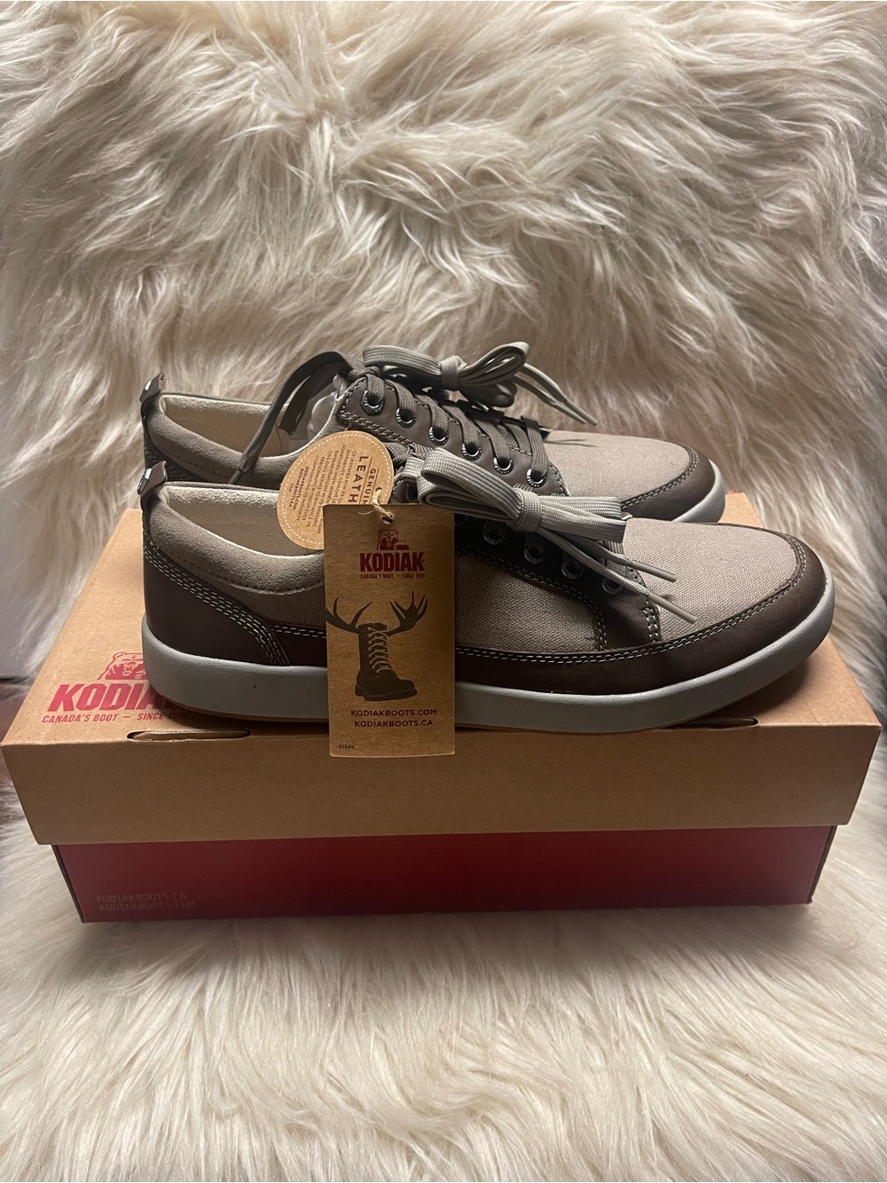 NWT Kodiak sneakers means size 10.